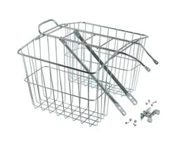 Cykelkorg Wald Paketh&aring;llare 535 Rear Carrier Basket Silver